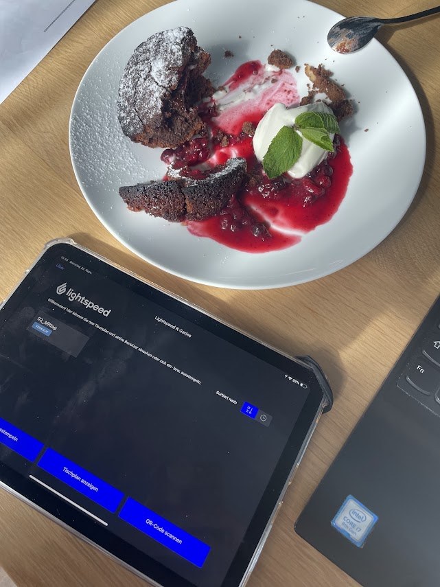 Dessert neben der Lightspeed Kasse